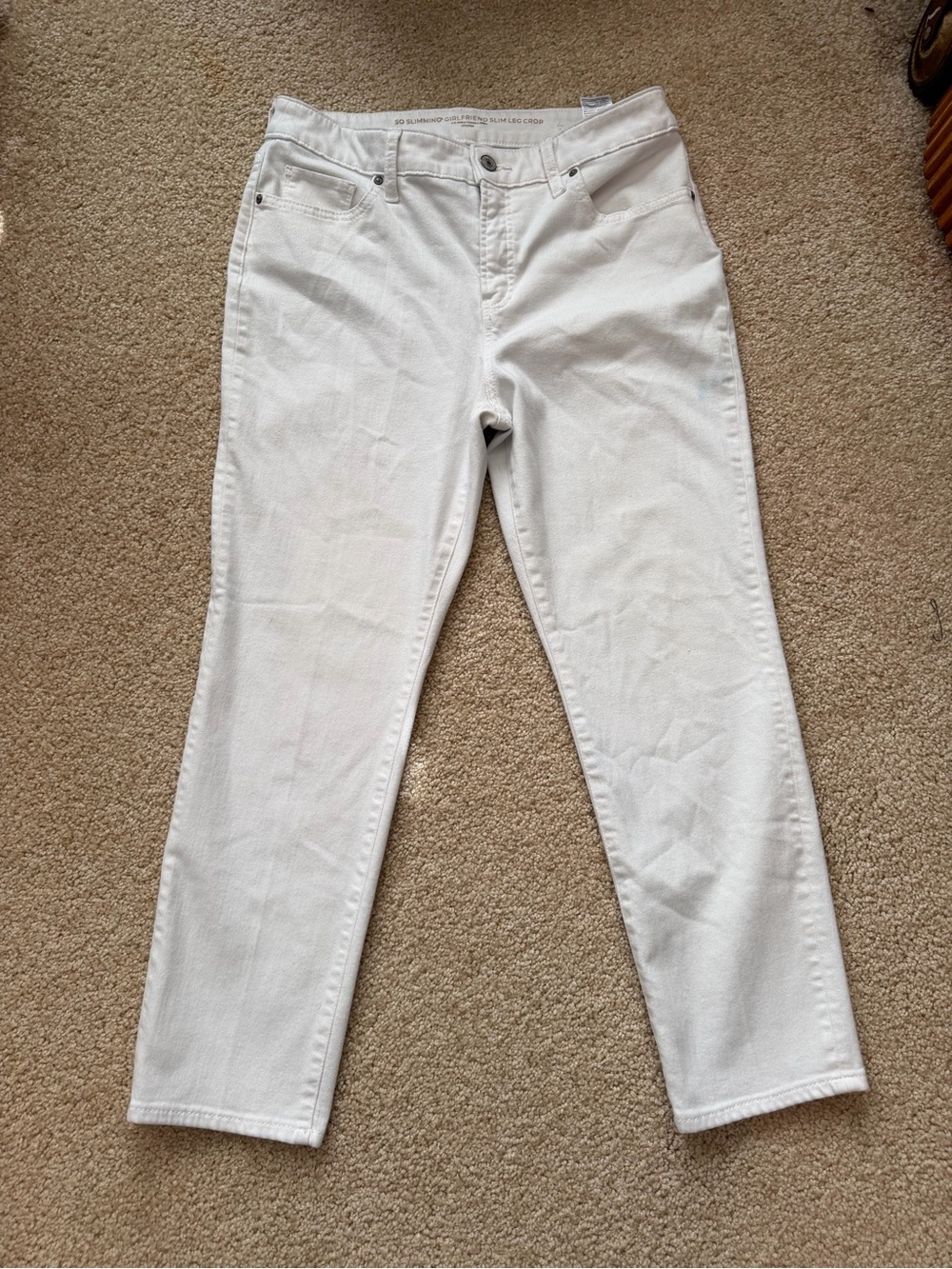Chico's White crop ankle Jeans